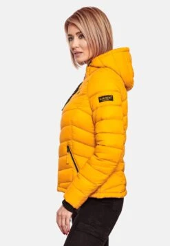 Marikoo Vestes De Mi-saison Veste Mi-saison Kuala Femme Jaune -Marikoo 7583274786184e8b2f40af7d81826346