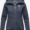 Marikoo Sweats Zippés Veste De Survêtement Setsunaa Femme Bleu-gris