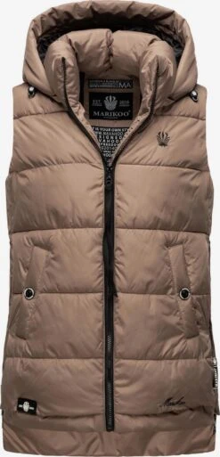 Marikoo Vestes Sans Manches Gilet Zarinaa Femme Marron