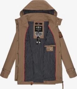 Marikoo Parkas Parka Mi-saison Nyokoo Femme Noisette -Marikoo 7a531ed9f89ba13e72f1b1b4cca8364b