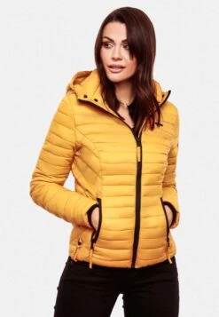 Marikoo Vestes De Mi-saison Veste Mi-saison Samtpfote Femme Moutarde -Marikoo 7c87a4000c457e7df05070f199e6da81