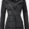 Marikoo Manteaux Dhiver Manteau D’hiver Moonshine Femme Noir