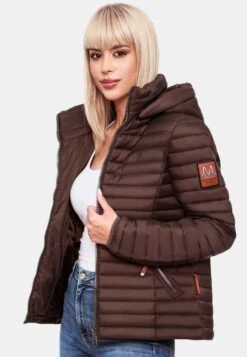 Marikoo Vestes De Mi-saison Veste Mi-saison Löwenbaby Femme Chocolat -Marikoo 7ce0cb69cdb628e2ed5ac8a5fe8110a0