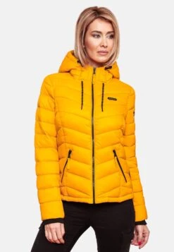 Marikoo Vestes De Mi-saison Veste Mi-saison Kuala Femme Jaune -Marikoo 7d9529f2a7fb99b291adeb24e4e10e92