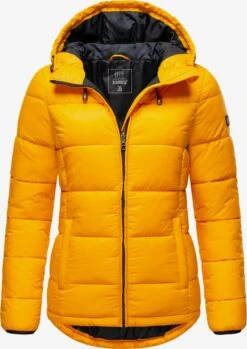 Marikoo Vestes Dhiver Veste D’hiver Leandraa Femme Jaune Dor