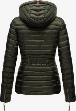 Marikoo Vestes De Mi-saison Veste Mi-saison Aniyaa Femme Olive -Marikoo 84cce8ed9c2be12d9d4a090386b1ff53