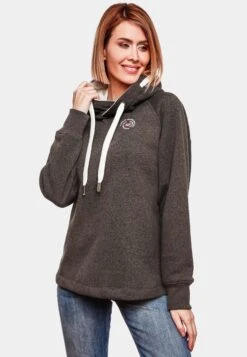 Marikoo Sweats à Capuche Sweat-shirt Airii Femme Gris -Marikoo 863048c5f34dd6e937b6febe694b7fbb