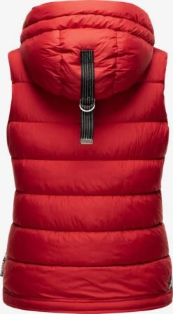Marikoo Vestes Sans Manches Gilet Taisaa Femme Rouge -Marikoo 877e25d2424959aa4b6591c5b8e8ceae