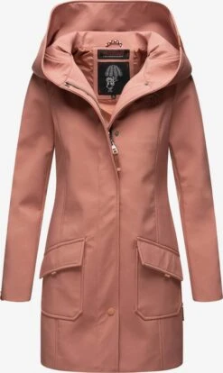 Marikoo Manteaux De Pluie Manteau Fonctionnel Mayleen Femme Rose
