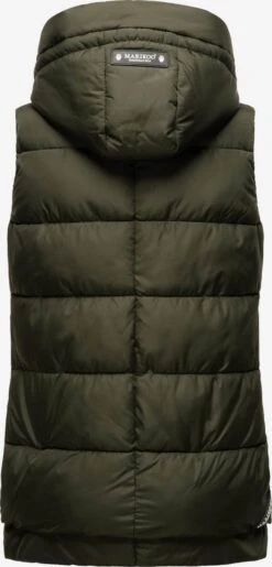 Marikoo Vestes Sans Manches Gilet Zarinaa Femme Vert Foncé -Marikoo 897f7c6716fe8ca2dec9bda7511da556