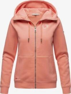 Marikoo Sweats Zippés Veste De Survêtement Setsunaa Femme Abricot -Marikoo 8a414f21627ff68fd9e46446d5813218