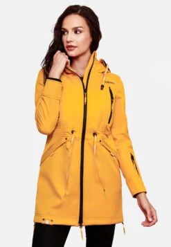 Marikoo Parkas Parka Mi-saison Femme Jaune Dor 5 Marikoo Parkas Parka Mi-saison Femme Jaune Dor -Marikoo 8a94dea6c081c919cdf0114c92dcff52