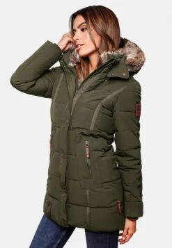 Marikoo Manteaux Courts Manteau D’hiver Femme Olive 7 Marikoo Manteaux Courts Manteau D’hiver Femme Olive -Marikoo 8b980c41b84b317696251ea94a398a0c