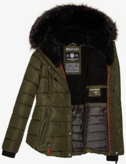 Marikoo Vestes Dhiver Veste D’hiver Lotusblüte Femme Olive -Marikoo 8e9fde97b56b7100f34114f911582cdc