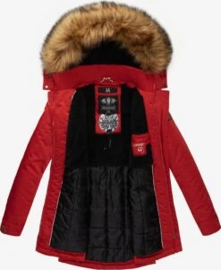 Marikoo Manteaux Dhiver Manteau D’hiver Sanakoo Femme Rouge -Marikoo 8ef1098012a3078ff94dcfe7b3aa29fe