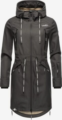 Marikoo Parkas Parka Mi-saison Femme Taupe