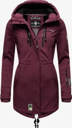 Marikoo Manteaux De Pluie Manteau Fonctionnel Zimtzicke Femme Bordeaux