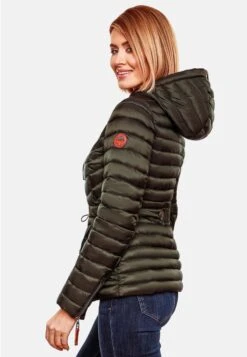 Marikoo Vestes De Mi-saison Veste Mi-saison Aniyaa Femme Olive -Marikoo 926b539f6db2c687f4e246be7e5902d9