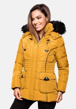 Marikoo Vestes Dhiver Veste D’hiver Vanilla Femme Jaune -Marikoo 92e5debbe5e67f12caaf8eb5b52fb947