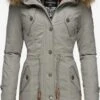 Marikoo Parkas Parka D’hiver La Viva Femme Gris