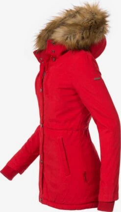Marikoo Parkas Parka D’hiver Akira Femme Rouge -Marikoo 953a0ed27992768441985644d1d8c152