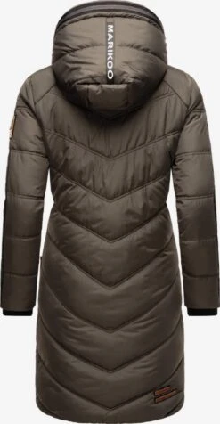 Marikoo Manteaux Dhiver Manteau D’hiver Armasa Femme Anthracite -Marikoo 9799e64882162fed37936109ddb6ec58