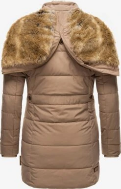 Marikoo Manteaux Courts Manteau D’hiver Femme Marron -Marikoo 9903b4680cbeee738828b7ba2e0c50b1