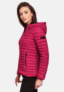 Marikoo Vestes De Mi-saison Veste Mi-saison Asraa Femme Framboise -Marikoo 9ab00e54c0591b647e67f6e6683ba352