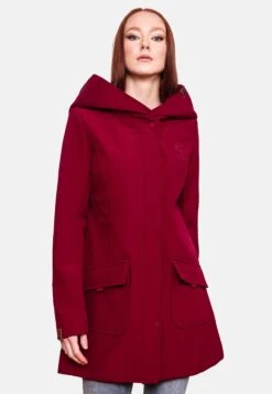 Marikoo Manteaux De Pluie Manteau Fonctionnel Mayleen Femme Rouge Cerise -Marikoo 9c833749f8322d775f561ce40d3c9163