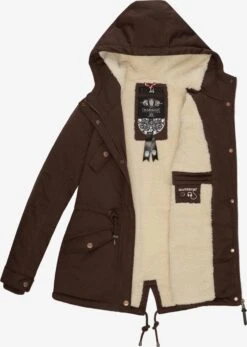 Marikoo Vestes Dhiver Veste D’hiver Manolya Femme Brun Foncé -Marikoo 9d8dfd10a873292749e23660068644c3