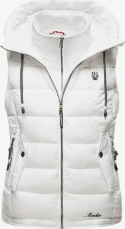 Marikoo Vestes Sans Manches Gilet Taisaa Femme Blanc