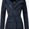 Marikoo Manteaux Dhiver Manteau D’hiver Moonshine Femme Bleu