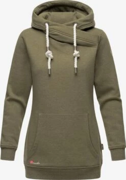 Marikoo Sweats à Capuche Sweat-shirt Izuyaa Femme Olive