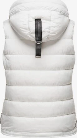 Marikoo Vestes Sans Manches Gilet Taisaa Femme Blanc -Marikoo 9eb3da0a49f3392bba060ba89a0dc9f4