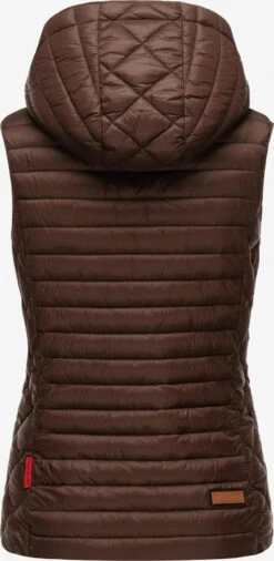 Marikoo Vestes Sans Manches Gilet Hasenpfote Femme Chocolat 3 Marikoo Vestes Sans Manches Gilet Hasenpfote Femme Chocolat -Marikoo 9ed842765b0be5f9d4cfe4493dbe495a