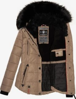Marikoo Vestes Matelassées Veste D’hiver Lotusblüte Femme Marron -Marikoo 9f6d2716a7ad42d6f791b010ef7aaf16