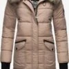 Marikoo Manteaux Dhiver Manteau D’hiver Chaskaa Femme Taupe
