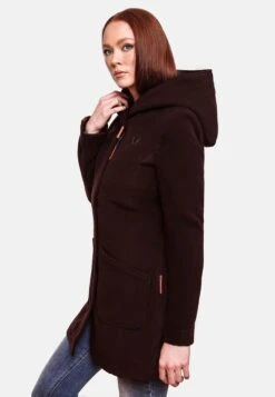Marikoo Manteaux Dhiver Manteau D’hiver Maikoo Femme Chocolat -Marikoo a4cc8f509839ae365b6ca74566056029
