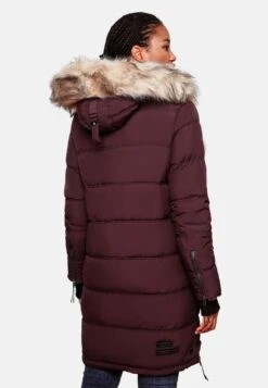 Marikoo Manteaux Dhiver Manteau D’hiver Chaskaa Femme Bordeaux -Marikoo a624685d7d9450abd1e772f46bacd396