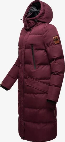 Marikoo Manteaux Dhiver Manteau D’hiver Schneesternchen Femme Bordeaux -Marikoo a67e7afd39f0331b52040a18040b902d