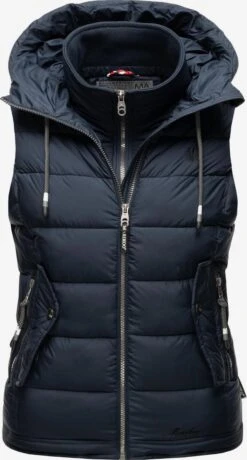 Marikoo Vestes Sans Manches Gilet Taisaa Femme Bleu Marine