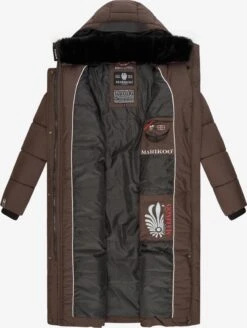 Marikoo Manteaux Dhiver Manteau D’hiver Femme Marron -Marikoo aad44647a9cfa5bf6085cc8321f1f108
