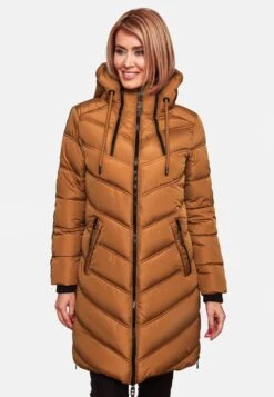 Marikoo Manteaux Dhiver Manteau D’hiver Armasa Femme Caramel -Marikoo ab4db9864df935a1ddded95d7f7c5d35