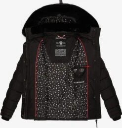 Marikoo Vestes Dhiver Veste D’hiver Qesraa Femme Noir -Marikoo ae23e3bbd2646af03e849a84d64aa2bd