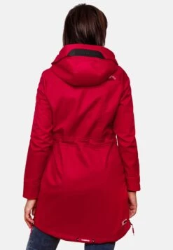 Marikoo Parkas Parka Mi-saison Femme Rouge Feu -Marikoo ae255c2bc163bd8f4acb010ecbaa8128