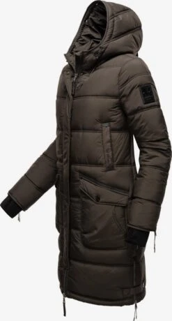 Marikoo Manteaux Dhiver Manteau D’hiver Chaskaa Femme Gris Basalte -Marikoo aeee6f0ec2c56fe789fab1e4c5a1fbb5