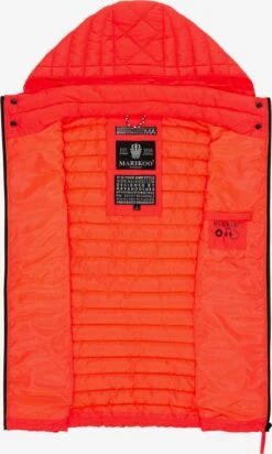 Marikoo Vestes Sans Manches Gilet Hasenpfote Femme Orange Fluo -Marikoo afc1f589ae97d986112c40d1e94081a9