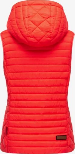 Marikoo Vestes Sans Manches Gilet Hasenpfote Femme Orange Fluo -Marikoo b0703044cf0cc0b2a342eab0b4dc0d44