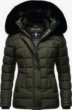 Marikoo 41 Marikoo Vestes Dhiver Veste D’hiver Qesraa Femme Kaki