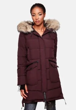 Marikoo Manteaux Dhiver Manteau D’hiver Chaskaa Femme Bordeaux -Marikoo b48db9f7ca5dfa5a31225e7b342541e6